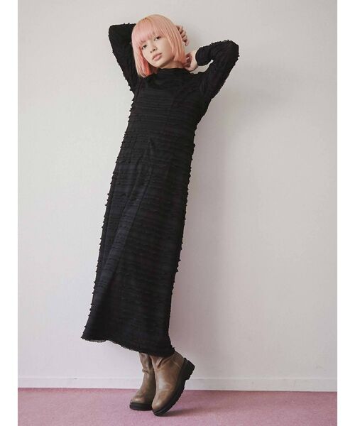 merry jenny（メリージェニー）の「frillyカットロングワンピース（ワンピース・レディース・アイボリー/ブラック・FREE）」の22枚目の写真