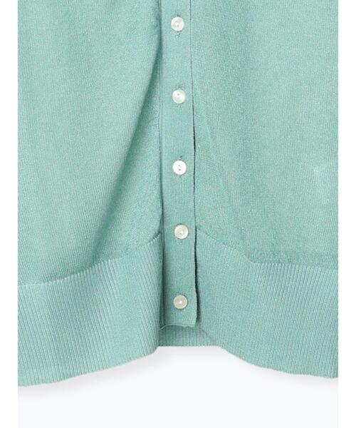 Te chichi（テチチ）の「LEVITA Vネックカーディガン（カーディガン/ボレロ・レディース・ネイビー/グリーン/ベージュ/グレー・ﾌﾘ-）」の18枚目の写真