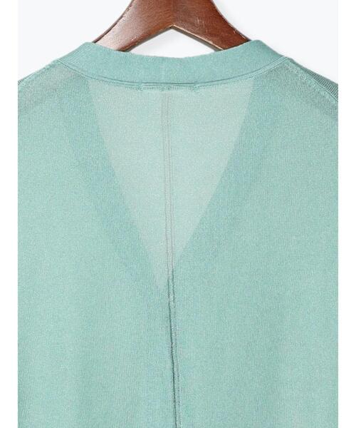 Te chichi（テチチ）の「LEVITA Vネックカーディガン（カーディガン/ボレロ・レディース・ネイビー/グリーン/ベージュ/グレー・ﾌﾘ-）」の19枚目の写真