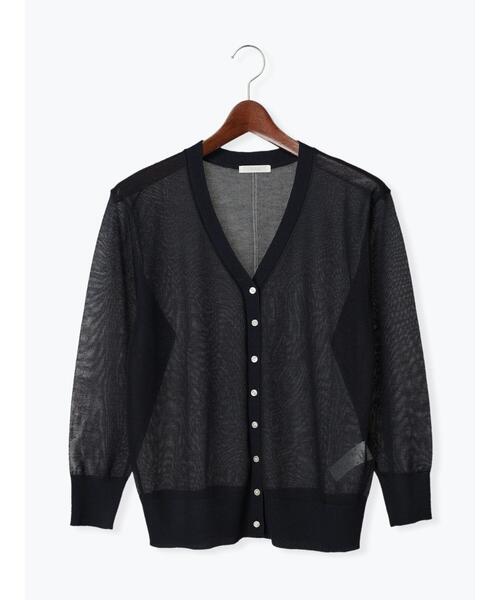 Te chichi（テチチ）の「LEVITA Vネックカーディガン（カーディガン/ボレロ・レディース・ネイビー/グリーン/ベージュ/グレー・ﾌﾘ-）」の21枚目の写真