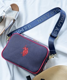 U.S. POLO ASSN. | 【U.S. POLO ASSN.】キャンバススクエアショルダーバッグ USPA-2555(ショルダーバッグ)