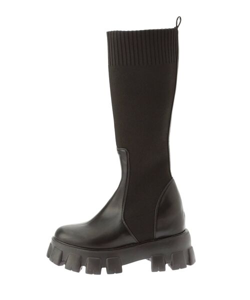 GYDA（ジェイダ）の「ニットドッキングボリュームソールブーツ（ブーツ・レディース・ブラック・SMALL/MEDIUM/LARGE）」の16枚目の写真