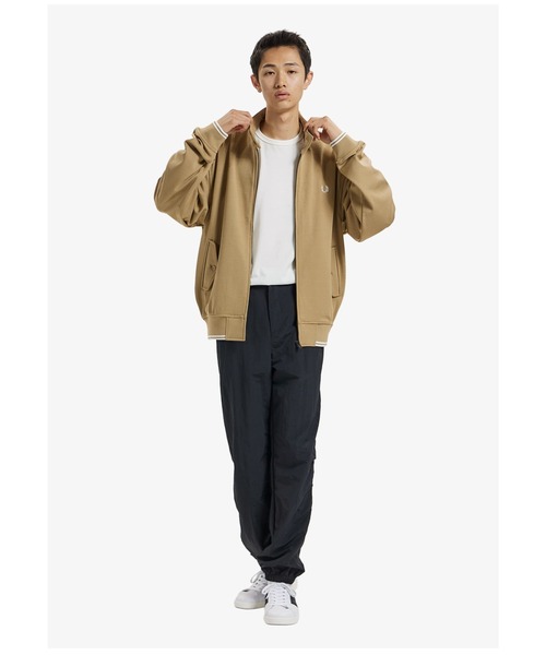 フレッドペリー　メンズブルゾン　英国製ハリソンジャケット FRED PERRY ブルゾン アウター Made In England Harrington Jacket