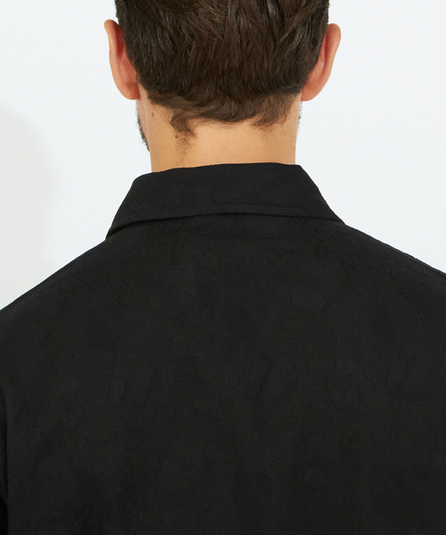 5351 POUR LES HOMMES(ゴーサンゴーイチプールオム)の「クールメッシュジャガードシャツブルゾン(シャツ/ブラウス・メンズ・ブルー/ブラック/イエロー・48/46/44/50)」の8枚目の写真