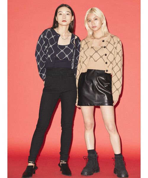 EMODA(エモダ)の「ジャガードツインニット(ニット/セーター・レディース・ブラック/ブルー/その他/その他1・FREE)」の15枚目の写真