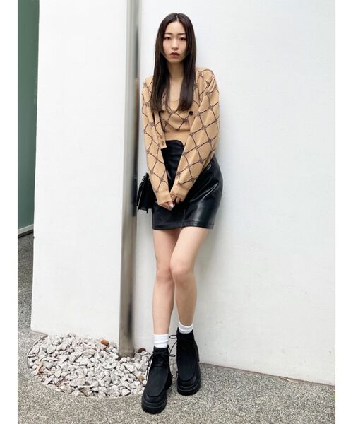 EMODA(エモダ)の「ジャガードツインニット(ニット/セーター・レディース・ブラック/ブルー/その他/その他1・FREE)」の8枚目の写真