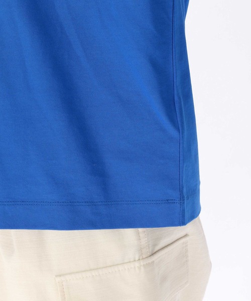 niko and...（ニコアンド）の「ロゴフレンチTシャツ（Tシャツ/カットソー・レディース・ホワイト/モカ/オフホワイト/ブルー・LARGE/MEDIUM）」の20枚目の写真