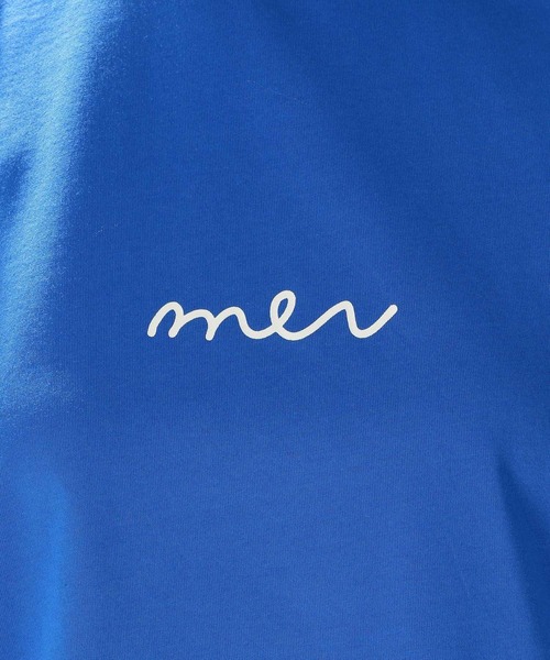 niko and...（ニコアンド）の「ロゴフレンチTシャツ（Tシャツ/カットソー・レディース・ホワイト/モカ/オフホワイト/ブルー・LARGE/MEDIUM）」の21枚目の写真