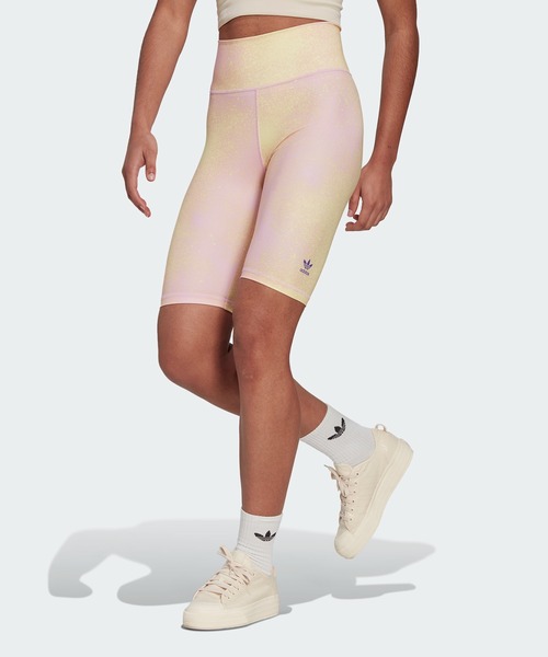 セール 総柄プリント バイクレギンス ヨガウェア アディダスオリジナルス レディース レギンス スパッツ Adidas アディダス のファッション通販 Zozotown