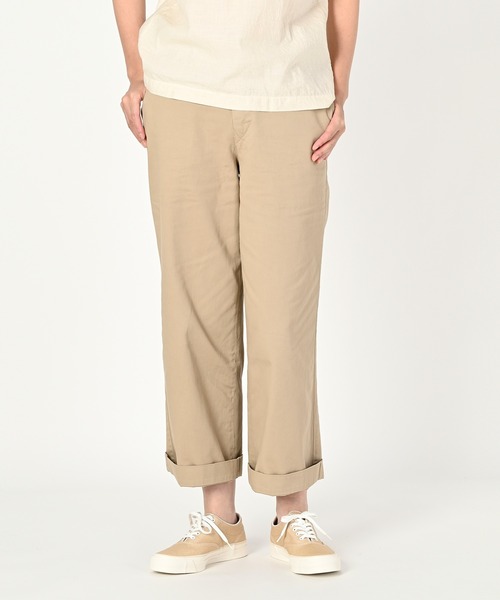 45R（フォーティファイブアール）の「おこめチノのシャルロット5（チノパンツ・レディース・ネイビー/ホワイト/ベージュ/ライトブラウン・SMALL/MEDIUM）」の12枚目の写真