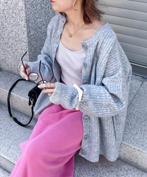 feepur | 【ハンドウォッシャブル】2wayリブニットカーディガン(カーディガン/ボレロ)