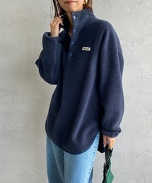 [Americana×JEANS FACTORY/アメリカーナ×ジーンズファクトリー] 別注 ハーフスナップ フリースプルオーバー
