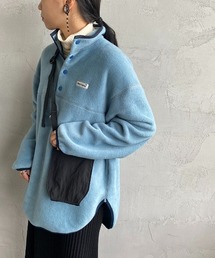 [Americana×JEANS FACTORY/アメリカーナ×ジーンズファクトリー] 別注 ハーフスナップ フリースプルオーバー