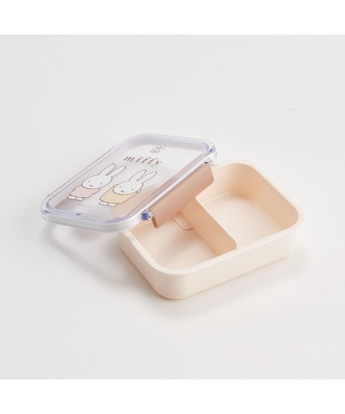 Miffy（ ミッフィー）の「(SK)【ミッフィー】お弁当箱にも使える。保存タイトウェア[430ml]（お弁当箱・キッズ・ライトグレー/ベージュ・ONE SIZE）」の10枚目の写真