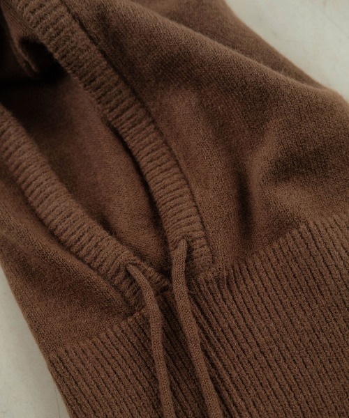 Bab（バブ）の「バラクラバニットフードウォーマー（ニットキャップ/ビーニー・レディース・ベージュ/ブラウン/アイボリー・ONESIZE）」の12枚目の写真