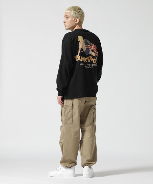 AVIREX（アヴィレックス）の「《REBUILD COLLECTION》ヤンキーギャル 長袖 Tシャツ / L/S T-SHIRT YANKEE GAL（Tシャツ/カットソー・メンズ・ホワイト/ブラック/その他10・M/L/2XL/XL）」の6枚目の写真