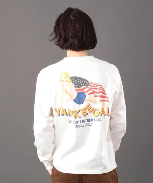 AVIREX（アヴィレックス）の「《REBUILD COLLECTION》ヤンキーギャル 長袖 Tシャツ / L/S T-SHIRT YANKEE GAL（Tシャツ/カットソー・メンズ・ホワイト/ブラック/その他10・M/L/2XL/XL）」の20枚目の写真