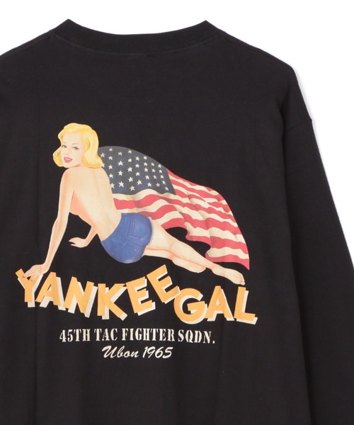 AVIREX（アヴィレックス）の「《REBUILD COLLECTION》ヤンキーギャル 長袖 Tシャツ / L/S T-SHIRT YANKEE GAL（Tシャツ/カットソー・メンズ・ホワイト/ブラック/その他10・M/L/2XL/XL）」の2枚目の写真