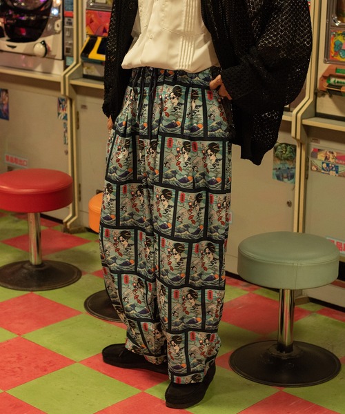 Perushu（ペルーシュ）の「【2th】総柄バルーンパンツ（その他パンツ・メンズ・ネイビー・LARGE/SMALL/MEDIUM）」の17枚目の写真