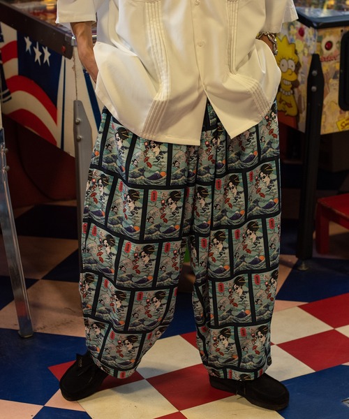 Perushu（ペルーシュ）の「【2th】総柄バルーンパンツ（その他パンツ・メンズ・ネイビー・LARGE/SMALL/MEDIUM）」の9枚目の写真