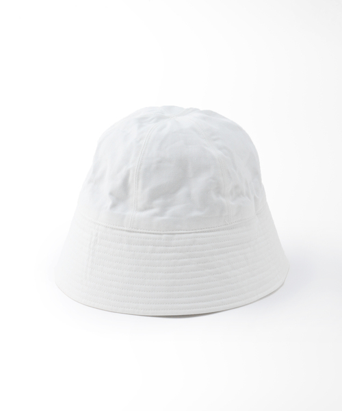 KIJIMA TAKAYUKI（キジマ　タカユキ）の「【KIJIMA TAKAYUKI / キジマ タカユキ】 別注 TWILL セーラーハット（ハット・メンズ・ブラック/レッド/カーキ/ホワイト×ホワイト・FREE）」の2枚目の写真