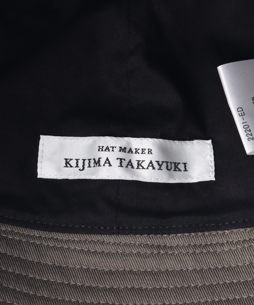 KIJIMA TAKAYUKI（キジマ　タカユキ）の「【KIJIMA TAKAYUKI / キジマ タカユキ】 別注 TWILL セーラーハット（ハット・メンズ・ブラック/レッド/カーキ/ホワイト×ホワイト・FREE）」の6枚目の写真