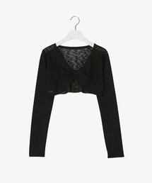 SONA | SONYUNARA ツイストシースルークロップニット(ニット/セーター)