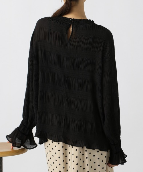 aity(アイティ)の「シフォンジョーゼット プリーツブラウス(シャツ/ブラウス・レディース・ブルー/ブラック/ライトベージュ/ピンク・M)」の20枚目の写真