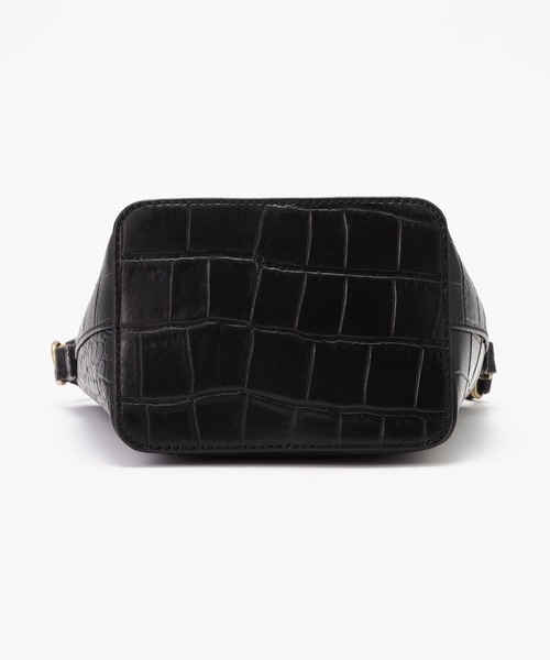 O MY BAG（オー マイ　バッグ）の「BOBBI BUCKET BAG MIDI/ボビー バケットバッグ ミディ ブラッククロコ(UNISEX)（ショルダーバッグ・レディース・ブラック/ブラウン/ブラック系その他・FREE）」の10枚目の写真
