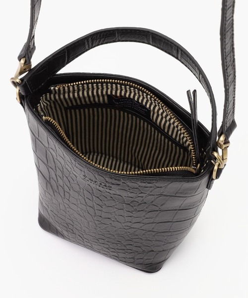 O MY BAG（オー マイ　バッグ）の「BOBBI BUCKET BAG MIDI/ボビー バケットバッグ ミディ ブラッククロコ(UNISEX)（ショルダーバッグ・レディース・ブラック/ブラウン/ブラック系その他・FREE）」の8枚目の写真