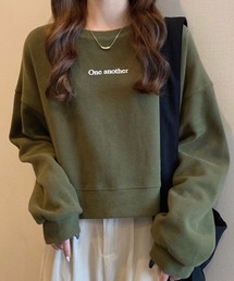 Girly Doll | オーバーサイズプチロゴトレーナー(スウェット)