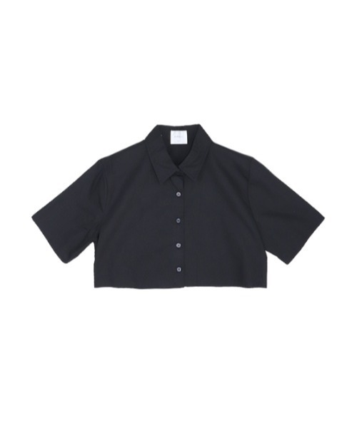 AMAIL(アマイル)の「Cropd lobo shirt(シャツ/ブラウス・レディース・ホワイト/ブラック/ブルー・FREE)」の17枚目の写真