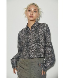 LAGAUA GEM レオパードコンパクトシャツ　Sサイズ LAGUA GEM | LEOPARD COMPACT シャツ (シャツ・ブラウス ) |SHEL