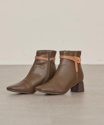 AMERICAN HOLIC | 【WEB限定】結びリボンチャンキーヒールブーツ(ブーツ)