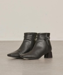 【WEB限定】結びリボンチャンキーヒールブーツ