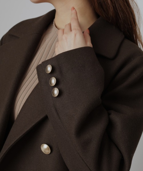 Mystrada（マイストラーダ）の「ジャコット（ダウンジャケット/コート・レディース・グレイッシュベージュ/ブラウン・36/38）」の8枚目の写真