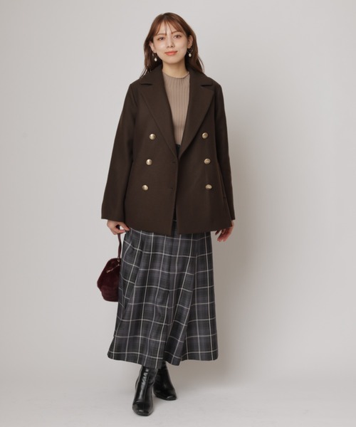 Mystrada（マイストラーダ）の「ジャコット（ダウンジャケット/コート・レディース・グレイッシュベージュ/ブラウン・36/38）」の4枚目の写真