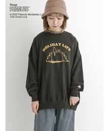 【KELTY】PEANUTSクルーネックスウェット（テント）