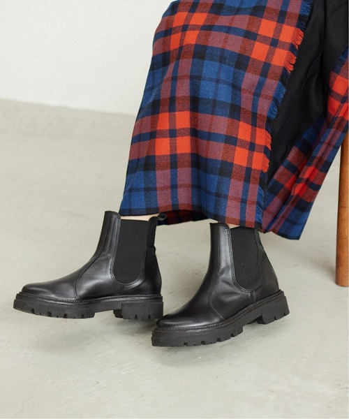 eness（エネス）の「《追加2》【ENESS/エネス】サイドゴアブーツ（ブーツ・レディース・ブラック・35/36/37/38/39）」の2枚目の写真