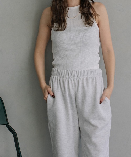 Flugge(フラッジー)の「american sleeve tanktop/アメリカンスリーブタンクトップ(タンクトップ・レディース・ホワイト/ブラック/グレイッシュブルー・FREE)」の2枚目の写真