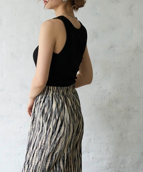 Flugge(フラッジー)の「american sleeve tanktop/アメリカンスリーブタンクトップ(タンクトップ・レディース・ホワイト/ブラック/グレイッシュブルー・FREE)」の6枚目の写真