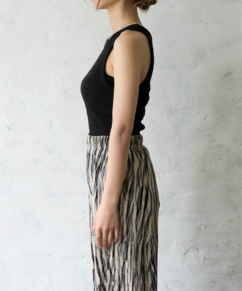 Flugge(フラッジー)の「american sleeve tanktop/アメリカンスリーブタンクトップ(タンクトップ・レディース・ホワイト/ブラック/グレイッシュブルー・FREE)」の13枚目の写真