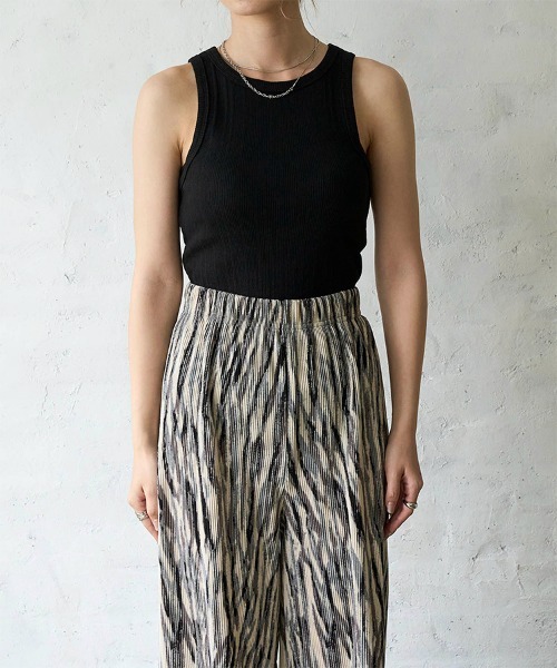 Flugge(フラッジー)の「american sleeve tanktop/アメリカンスリーブタンクトップ(タンクトップ・レディース・ホワイト/ブラック/グレイッシュブルー・FREE)」の12枚目の写真
