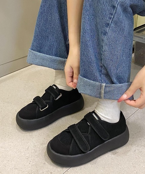 Vipoa（ヴィポア）の「コーデュロイベルクロスニーカー（スニーカー・レディース・ブラウン/ブラック・SMALL/MEDIUM/LARGE）」の6枚目の写真