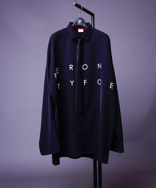 AFYF（エーエフワイエフ）の「DARK BEAR ICON SHIRT with TIE/ダークベア イコンシャツ ネクタイ付き（シャツ/ブラウス・メンズ・ホワイト系その他/ホワイト系その他3/ブラック系その他4/ホワイト系その他5/ブラック系その他2/ホワイト系その他2/ホワイト系その他4/ブラック系その他/ブラック系その他3/ブラック系その他5/ブラック系その他6/ホワイト系その他6/ホワイト系その他7/ホワイト系/ブラック系その他7/ブラック系/ホワイト系1・FREE）」の12枚目の写真