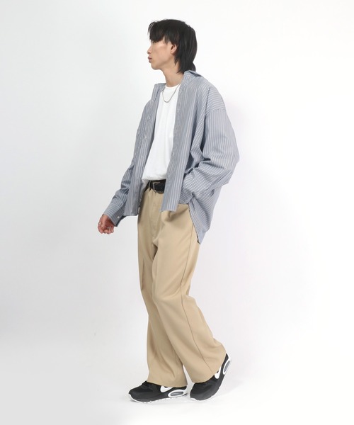 Lee(リー)の「Lee(リー)X-LINEスラックスフレアパンツ/デニムフレアパンツ/カラーパンツ メンズ レディース ユニセックス(スラックス・メンズ・グリーン/ブルー系その他/ワンウォッシュ/レッド/パープル/ベージュ/ブラック・M/L/XL)」の17枚目の写真
