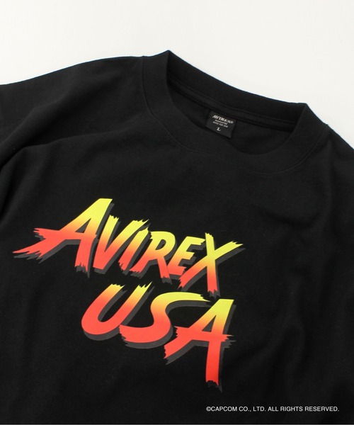 AVIREX（アヴィレックス）の「《STREET FIGHTER×AVIREX》ストリートファイター 35thTシャツ/STREET FIGHTER 35thT-SHIRT（Tシャツ/カットソー・メンズ・ブラック/ホワイト・2XL/L/M/XL）」の11枚目の写真