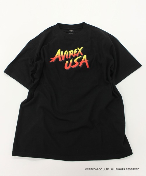 AVIREX（アヴィレックス）の「《STREET FIGHTER×AVIREX》ストリートファイター 35thTシャツ/STREET FIGHTER 35thT-SHIRT（Tシャツ/カットソー・メンズ・ブラック/ホワイト・2XL/L/M/XL）」の8枚目の写真