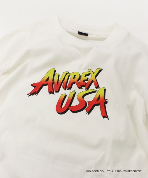 AVIREX（アヴィレックス）の「《STREET FIGHTER×AVIREX》ストリートファイター 35thTシャツ/STREET FIGHTER 35thT-SHIRT（Tシャツ/カットソー・メンズ・ブラック/ホワイト・2XL/L/M/XL）」の10枚目の写真