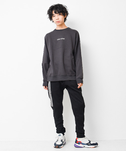 RAT EFFECT(ラットエフェクト)の「裏フリースラインスウェットパンツ(スウェットパンツ・キッズ・ブラック/杢グレー/チャコールグレー・120/130/140/150/160/170)」の4枚目の写真